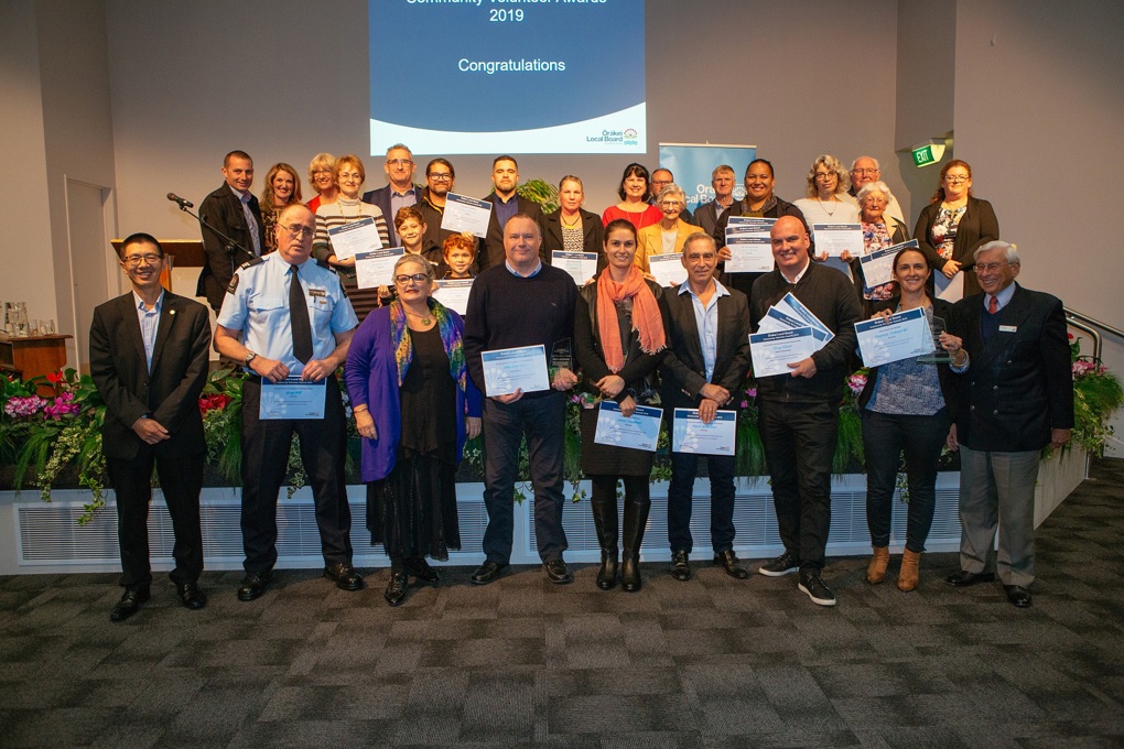 Community volunteers recognised by Orakei Local Board (1)
