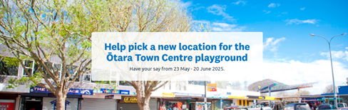 Banner for Otara Town Centre.