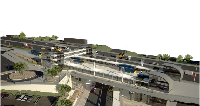 Rosedale Busway Station (1)