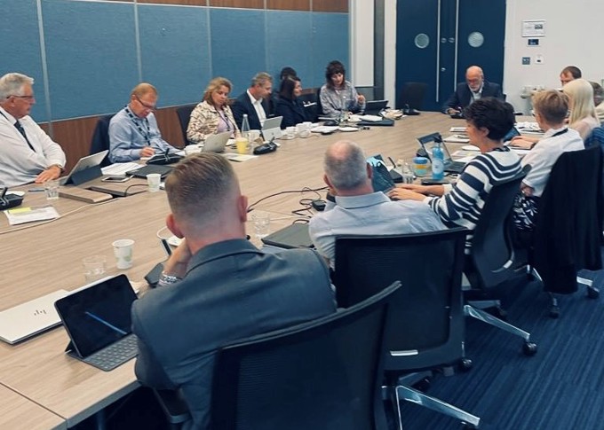 Mayor Wayne Brown attends AT Board meeting