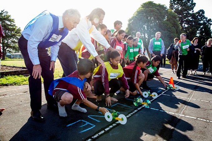 South Auckland suburbs welcome solar technology with robot sprint