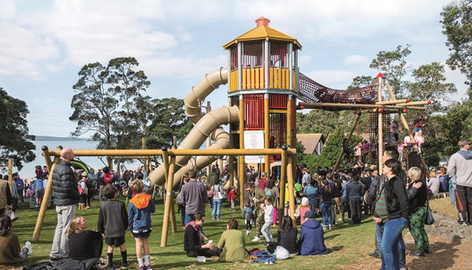 Takapuna Beach playground
