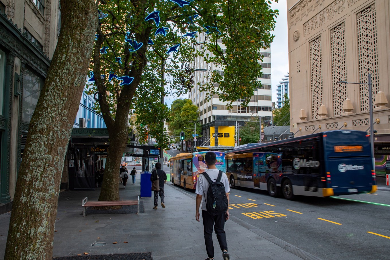 Upgrades to the Wellesley St bus station.